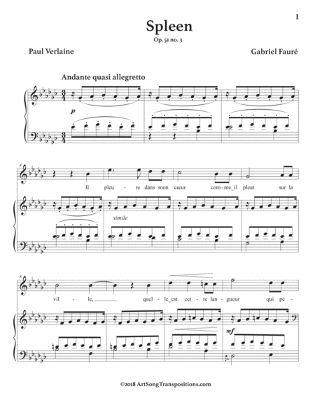 Spleen Op 51 No 3 E Flat Minor Page 2