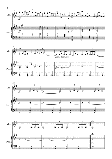 Spring Dance Op 38 No 5 For Violin Piano Page 2