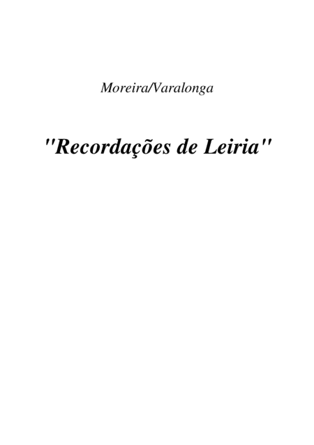 Srgio Varalonga Recordaes De Leiria Valsa De Concerto Memories Of Leiria Concert Waltz For Piano Page 2