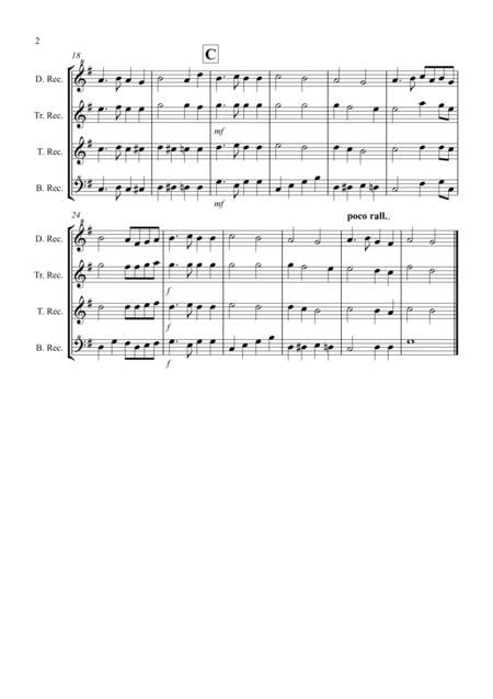 St Anthony Chorale For Recorder Quartet Page 2