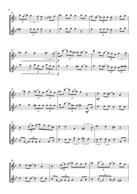 St James Infirmary Duet For Alto And Tenor Sax Page 2