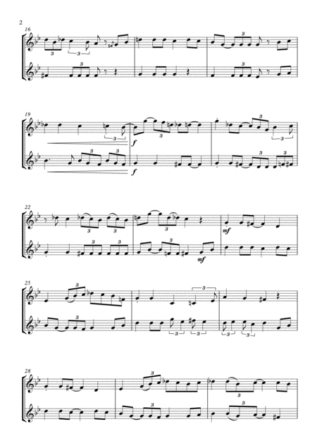 St James Infirmary For Clarinet Duet Page 2