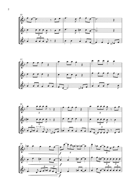 St James Infirmary Saxophone Trio Page 2