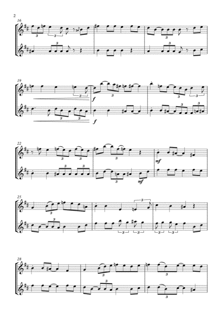 St James Infirmary Violin Duet Page 2