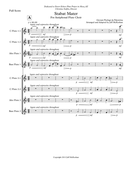 Stabat Mater For Flute Choir Palestrina Page 2