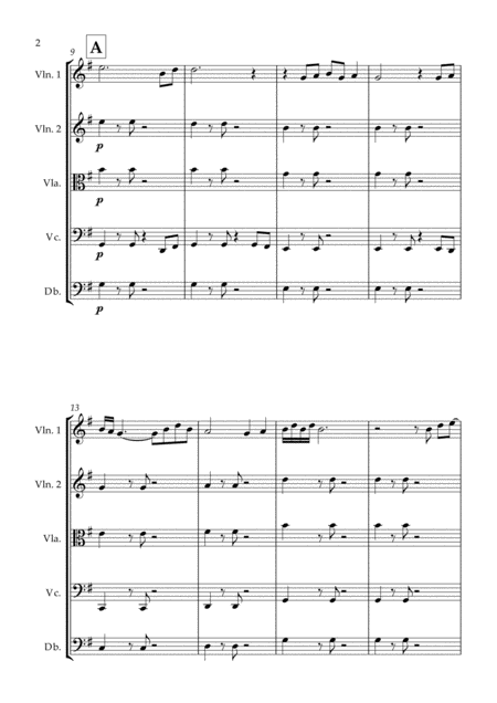 Stand By Me For Intermediate String Orchestra Score And Parts Page 2