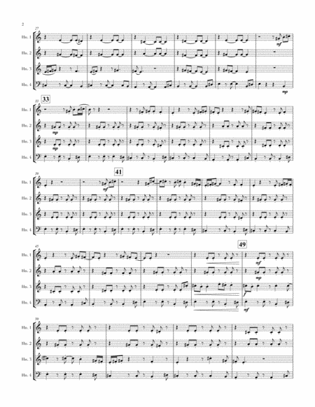 Stand By Me Horn Quartet Page 2