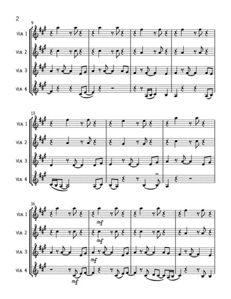 Stand By Me Violin Quartet Page 2