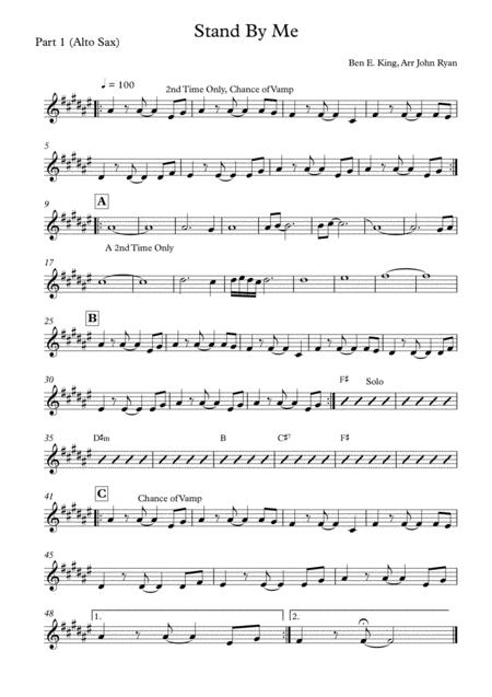 Stand By Me Wedding Band Arrangement Horns Page 2