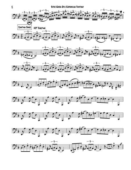 Star Wars Epic Euphonium Fantasy For Solo Unaccompanied Tuba Page 2
