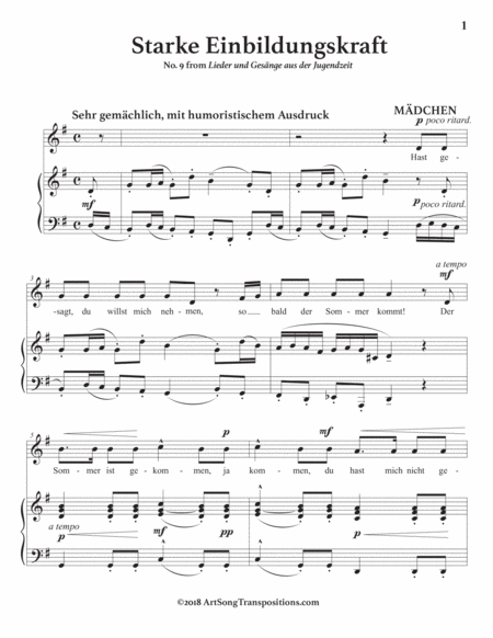 Starke Einbildungskraft G Major Page 2