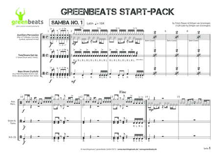 Start Pack Greenbeats 7 Pieces For Percussion Ensemble Page 2