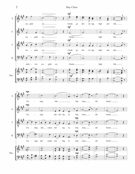 Stay Close 4 From Seasons A Love Story By Chicago Area Composer Douglas Lieberman Page 2