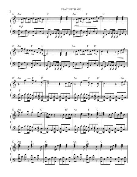 Stay With Me By Sam Smith For Piano Page 2