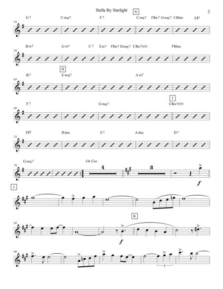 Stella By Starlight Violin 1 Page 2