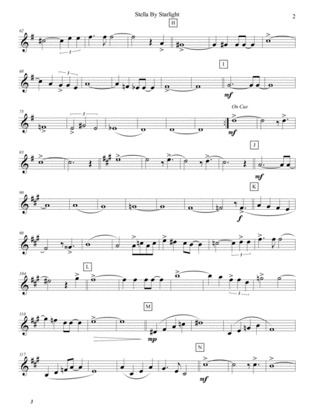 Stella By Starlight Violin 3 Page 2