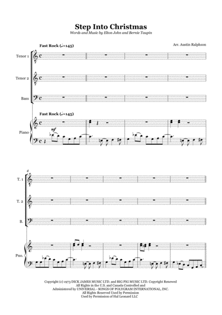 Step Into Christmas Ttb With Piano Page 2