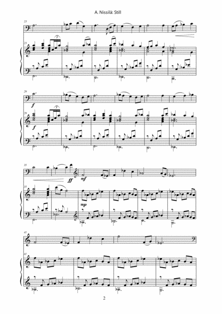 Still For Cello And Piano Piano Score Page 2