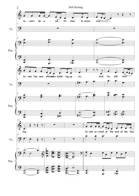 Still Hurting Voice Piano And Cello Page 2