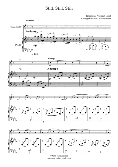 Still Still Still Clarinet Piano Page 2