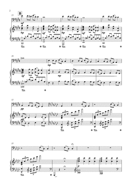 Stillness For Trombone Piano Page 2