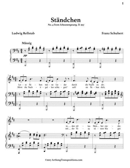 Stndchen D 957 B Minor Page 2