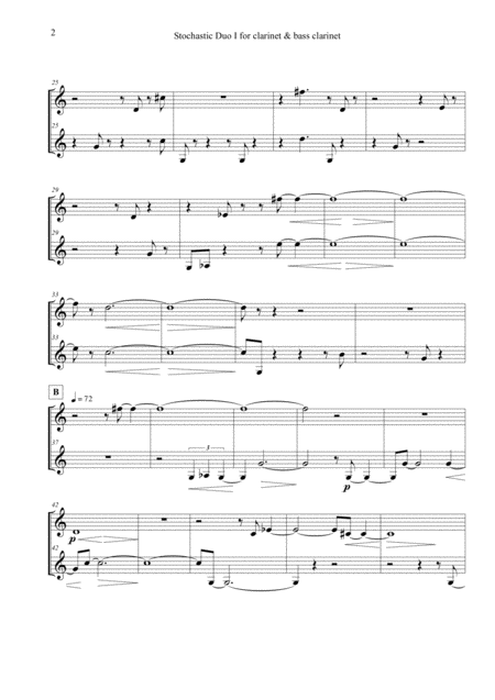 Stochastic Duo For Clarinet Bass Clarinet Page 2