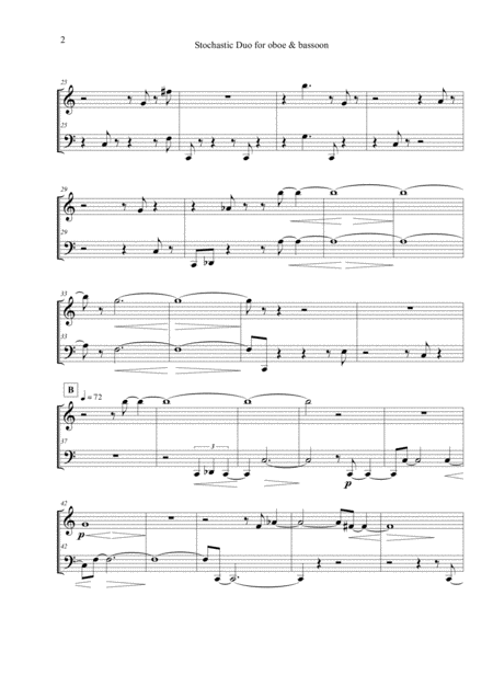 Stochastic Duo For Oboe Bassoon Page 2