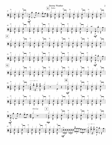 Stormy Weather Strings Drum Set Page 2