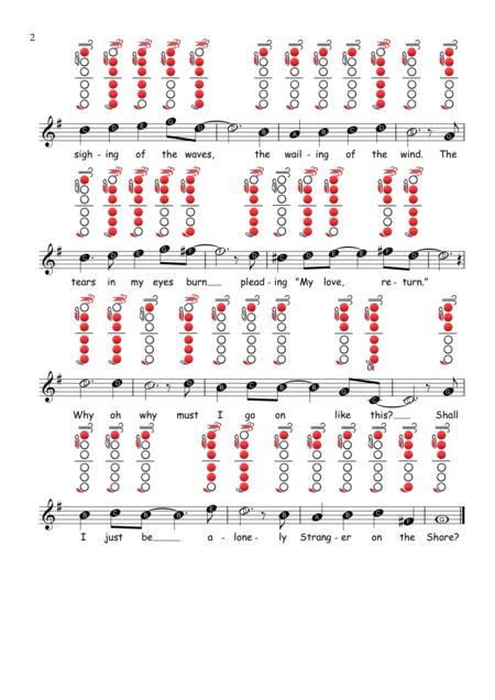 Stranger On The Shore Flute Sheet Music Tab Page 2