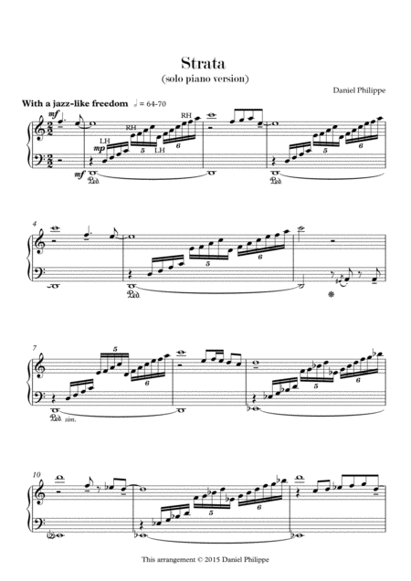 Strata Solo Piano Version Page 2