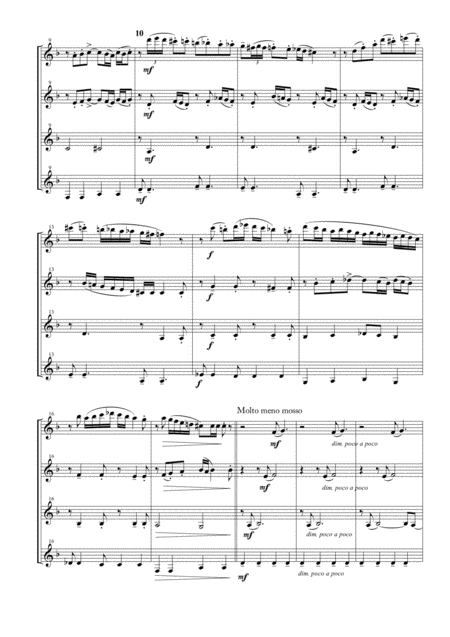 Street Tango For Clarinet Quartet Page 2