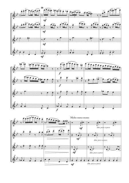 Street Tango For Flute Quartet Page 2