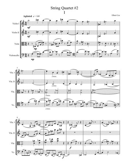 String Quartet 2 Full Score Page 2