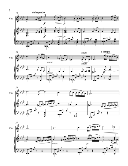 String Quartet In C Page 2