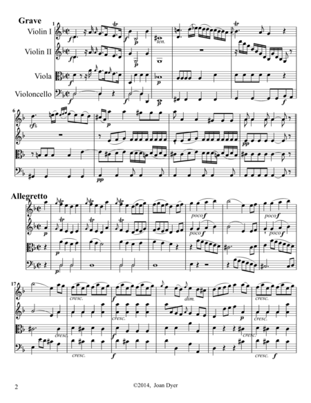 String Quartet In D Minor G 172 Page 2