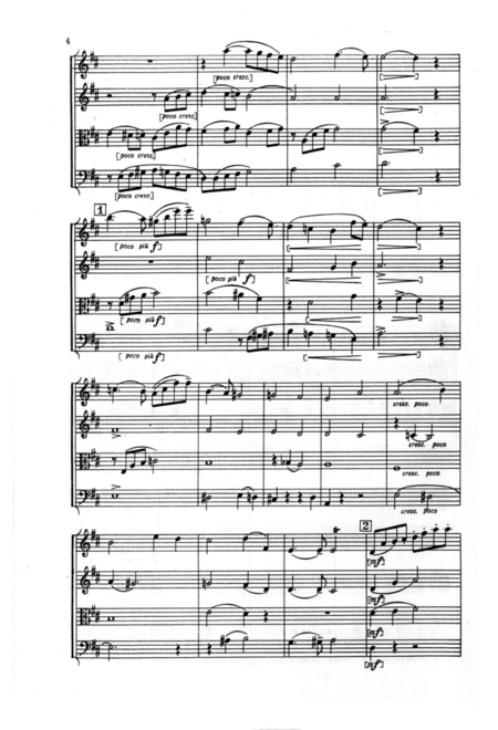 String Quartet In D Page 2