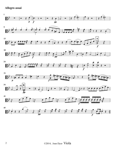 String Quartet In G Minor G 194 Viola Page 2