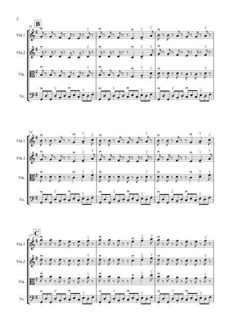 String Quartet No 1 Movement 1 Page 2