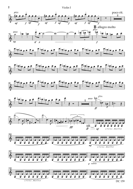 String Quartet No 1 Parts Page 2