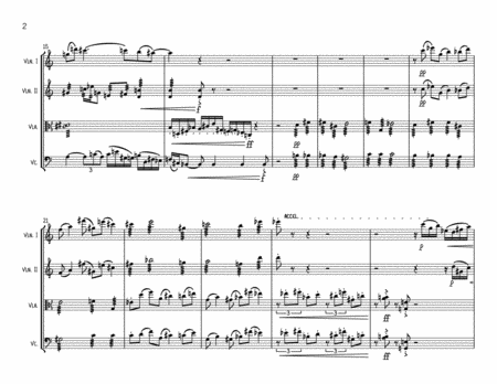 String Quartet No 28 Mystic Page 2