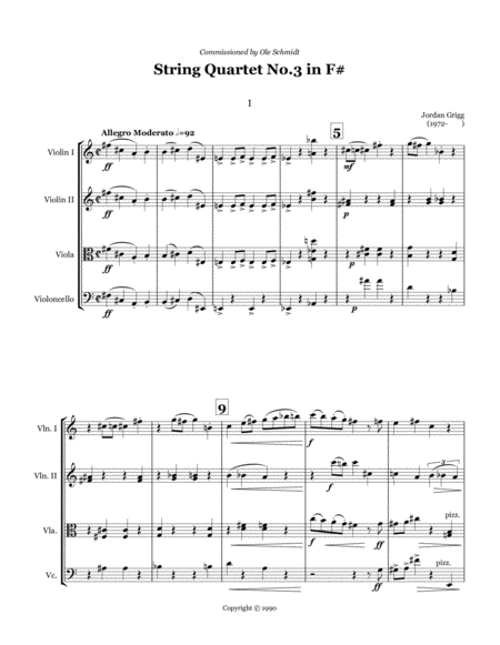 String Quartet No 3 In F Sharp Page 2