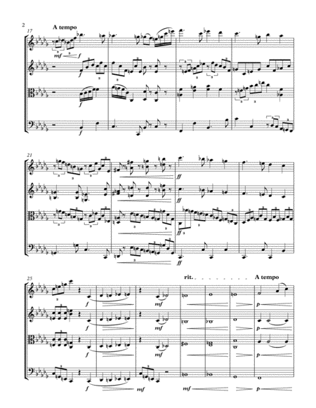 String Quartet No 34 In B Flat Minor Page 2