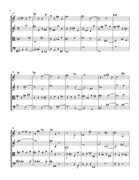 String Quartet No 39 Page 2