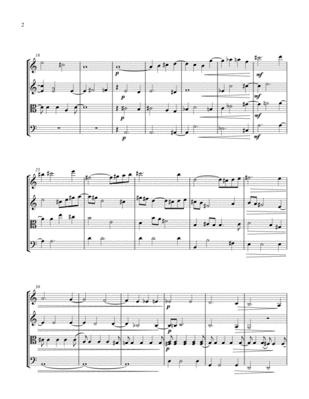 String Quartet No 8 Brenda Score And Parts Page 2