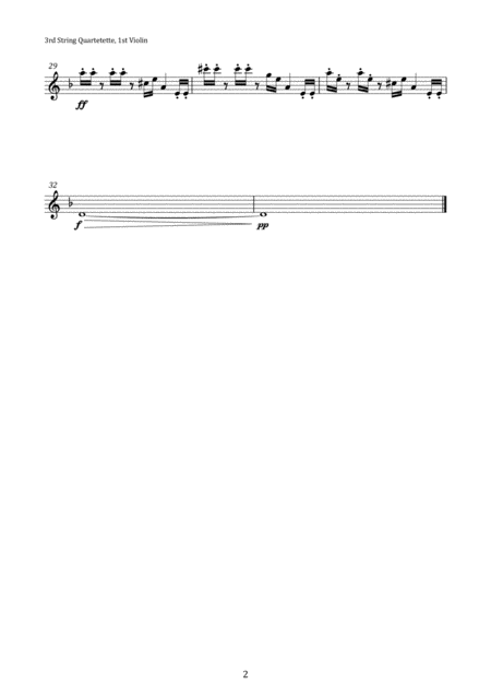 String Quartetette No 3 Page 2