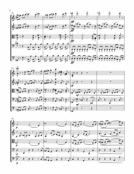 String Quintet No 2 Page 2