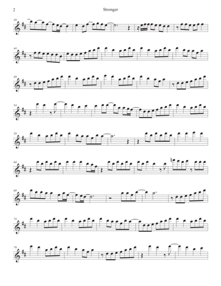 Stronger Original Key Soprano Sax Page 2