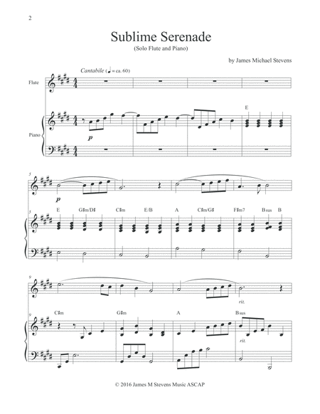 Sublime Serenade Flute Piano Page 2