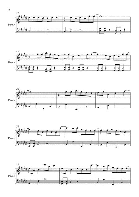 Sucker By Jonas Brothers Easy Piano Page 2